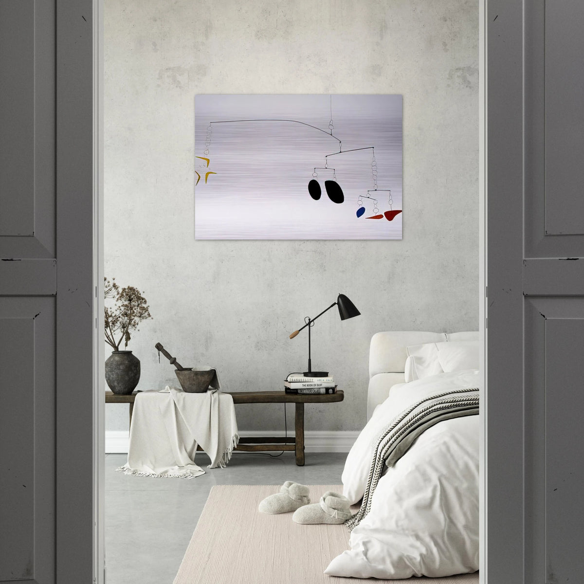 BOOMERANGS 1941 - Alexander Calder Brushed Aluminum Print - 70x100 cm / 28x40 inches | Alexander Calder Aluminum Print | Alexander Calder Prints