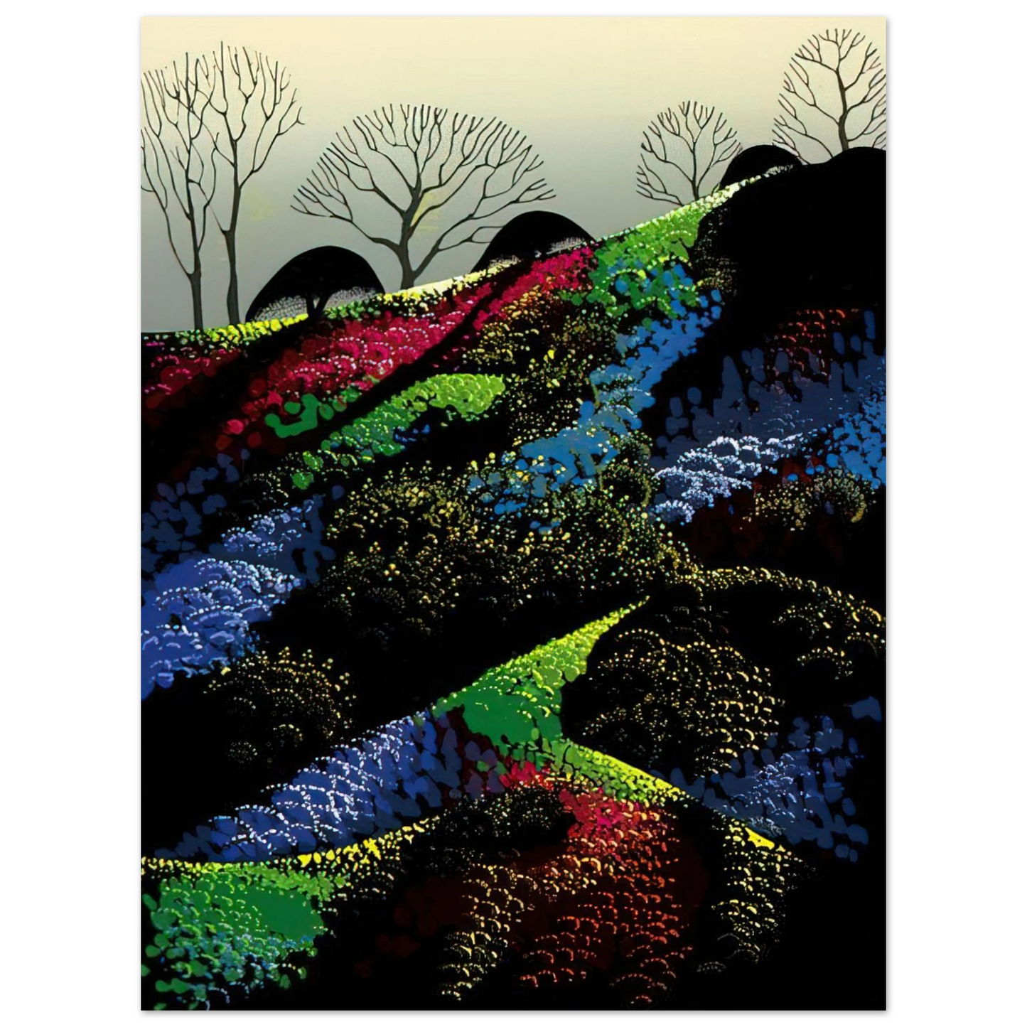 Eyvind Earle - Little Jewels  75x100 cm / 30x40inches Fine Art Poster