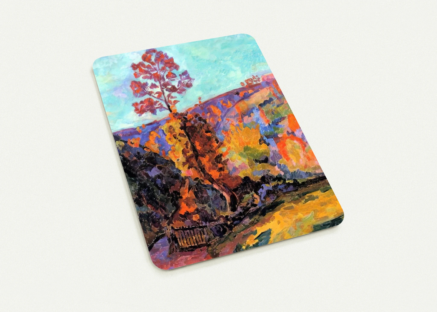 Paysage à Crozant - 1917 By Armand Guillaumin Pack of 10 Post Cards | Armand Guillaumin Post Cards | A6 (10.5 x 14.8 cm) - 4.1 x 5.8 inches