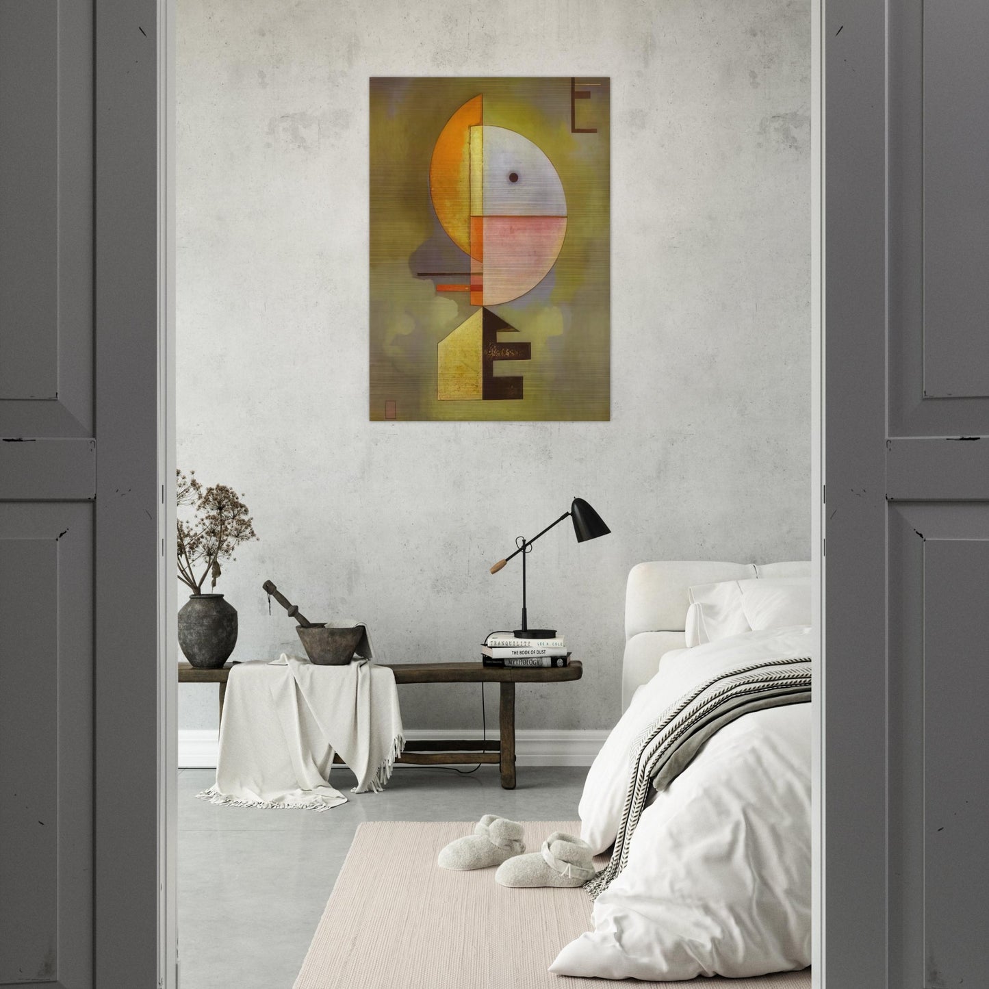 UPWARD 1929 - Wassily Kandinsky Brushed Aluminum Print - 70x100 cm / 28x40 inches | Wassily Kandinsky Aluminum Print | Wassily Kandinsky Prints