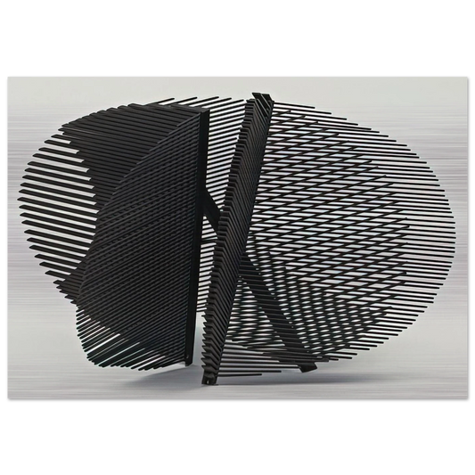 Esfera - 1959 - Gego Brushed Aluminum Print - 70x100 cm / 28x40 inches | Gego Aluminum Print | Gego Prints