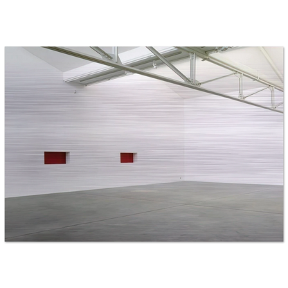 Untitled Wall Work - 1992 - Donald Judd Brushed Aluminum Print - 70x100 cm / 28x40 inches | Donald Judd Aluminum Print | Donald Judd Prints