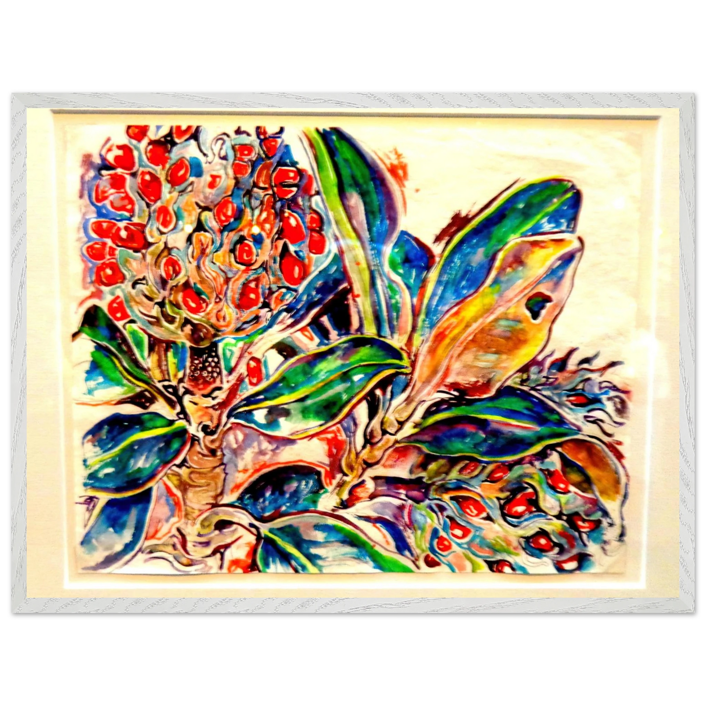 Walter Inglis Anderson - Walter Anderson Wall art - A2 (42 x 59.4  cm) - Premium Wooden Framed Poster With Fine Art Paper-canvas - Black frame