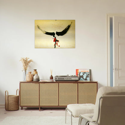 DALI S MOUSTACHE - Salvador Dali Brushed Aluminum Print - 70x100 cm / 28x40 inches | Salvador Dali Aluminum Print | Salvador Dali Prints