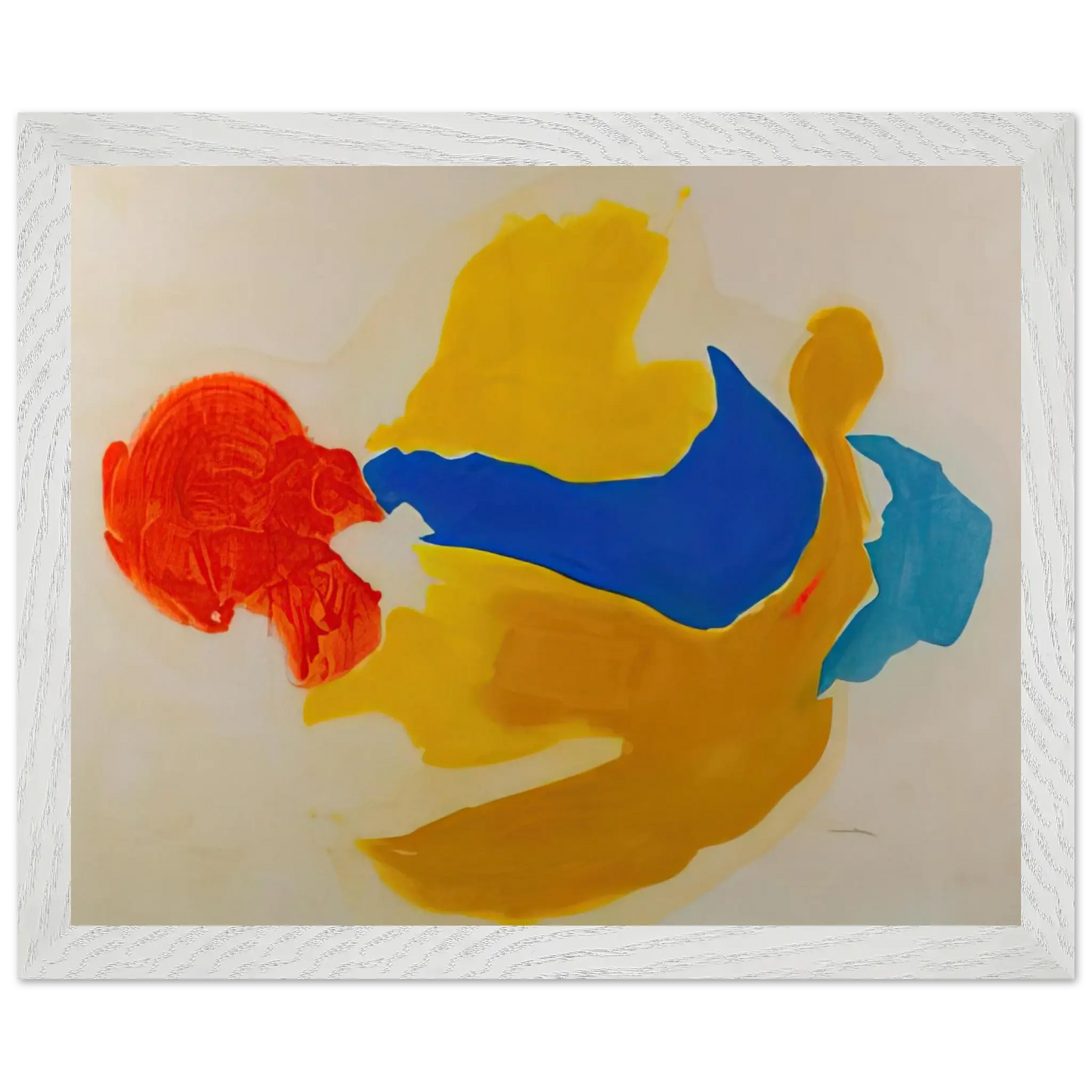 Helen Frankenthaler - Blue Jay - 1963  United States Wall art - A3 (29.7 x 42  cm) - Fine Art Poster - -