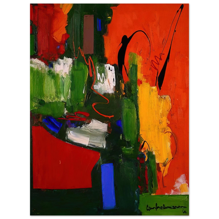 Hans Hofmann - The Lark  75x100 cm / 30x40inches Fine Art Poster