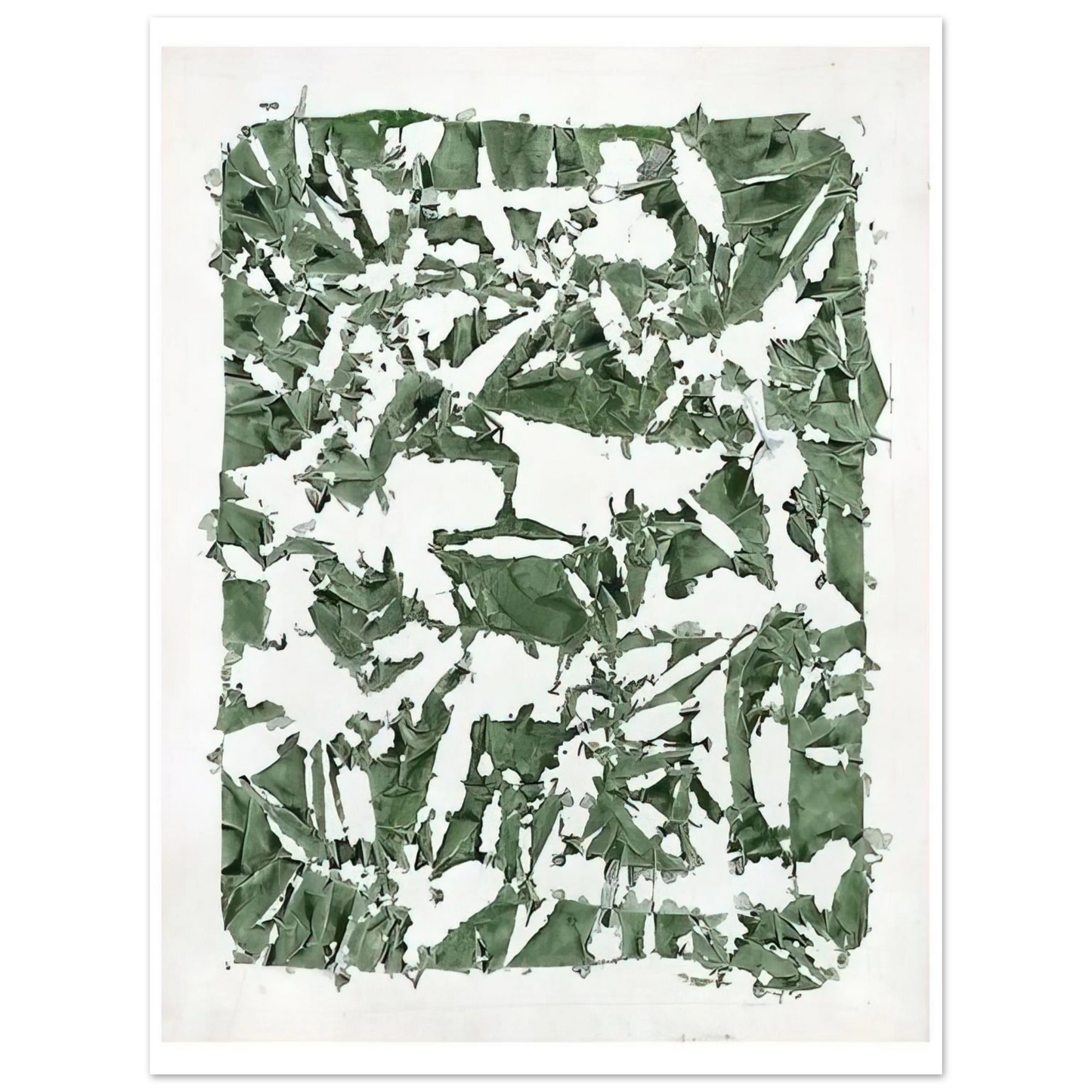 Simon Hantai - Tabula - 1980  75x100 cm / 30x40inches Fine Art Poster