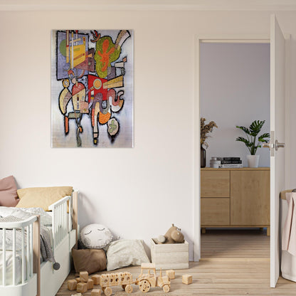 COMPLEX SIMPLE 1939 - Wassily Kandinsky Brushed Aluminum Print - 70x100 cm / 28x40 inches | Wassily Kandinsky Aluminum Print | Wassily Kandinsky Prints