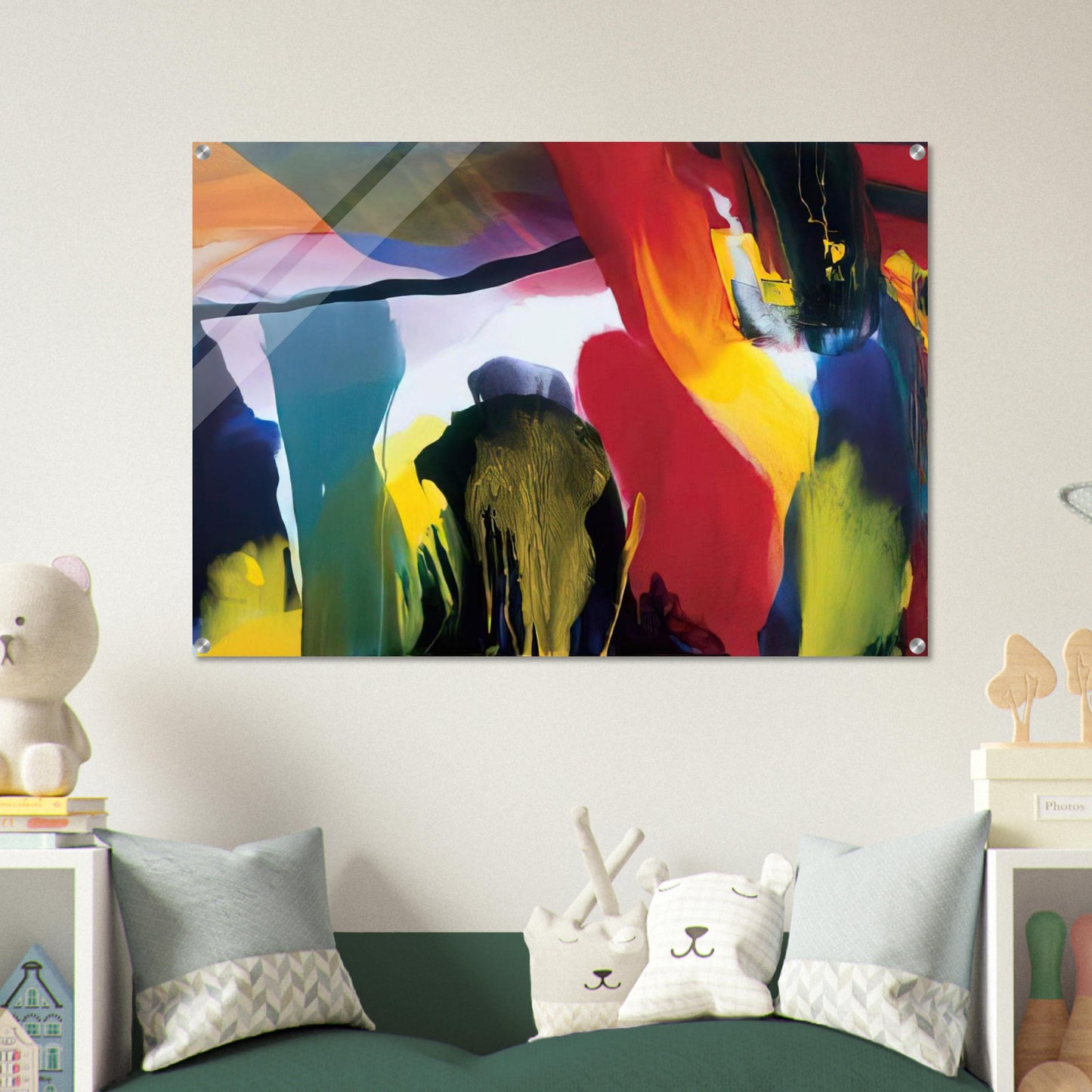Phenomena Solstice Encounter - Paul Jenkins Acrylic Print - 70x100 cm / 28x40″ inches