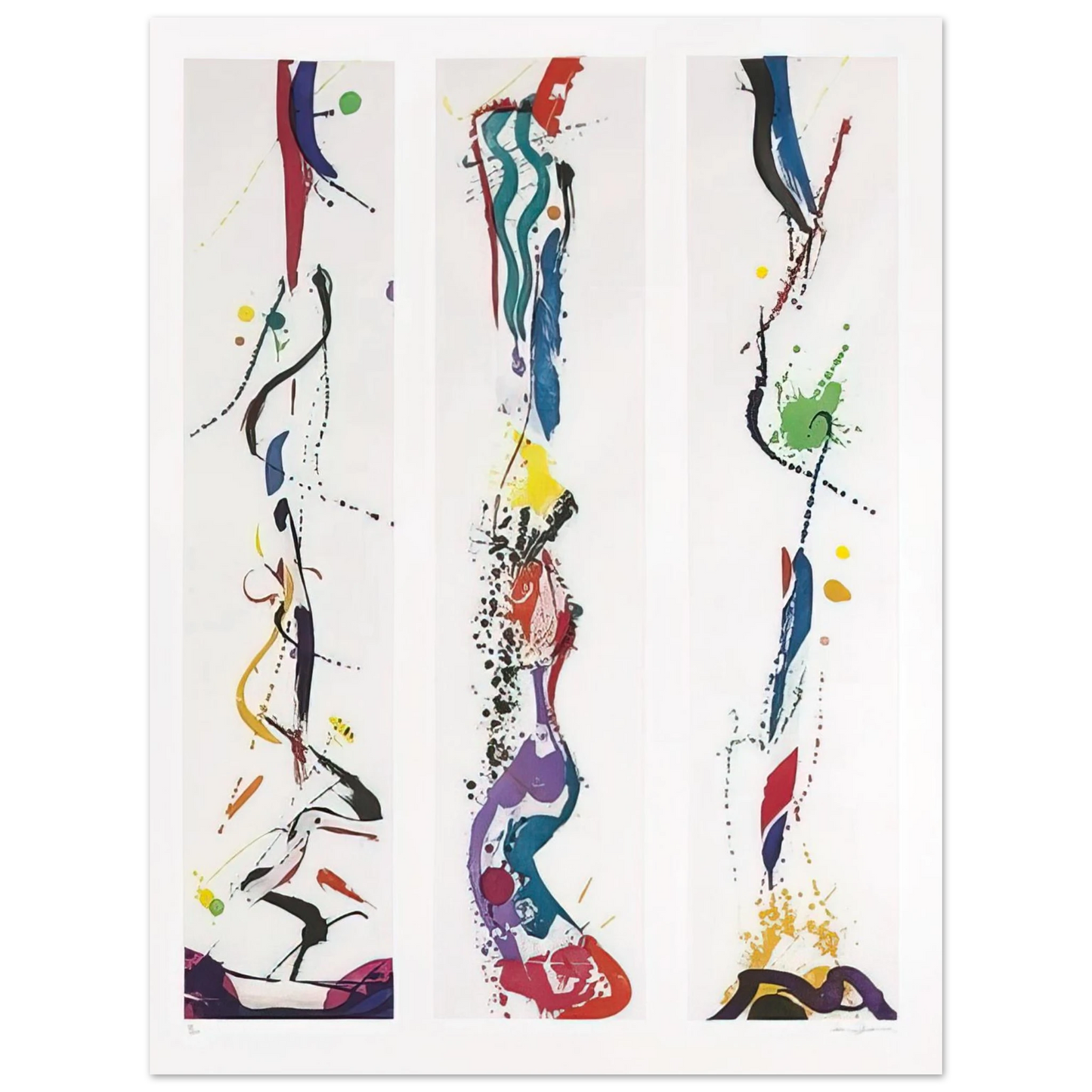 Sam Francis - Untitled  Lembark I92   75x100 cm / 30x40inches Fine Art Poster
