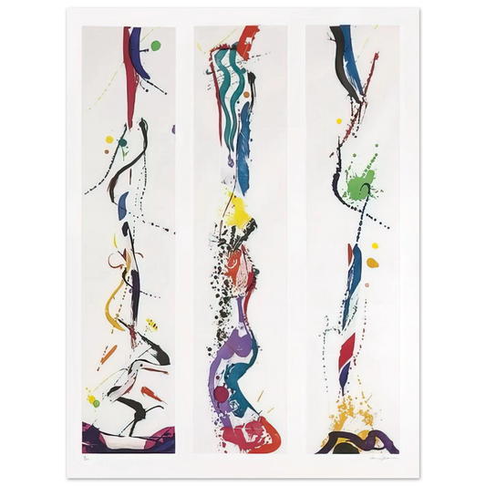 Sam Francis - Untitled  Lembark I92   75x100 cm / 30x40inches Fine Art Poster