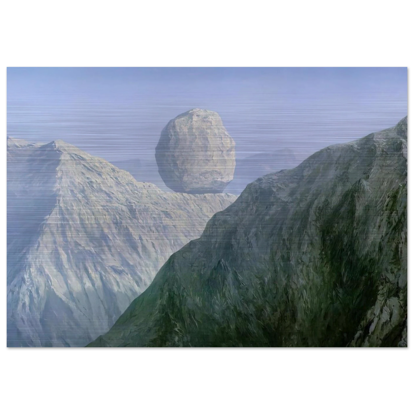 THE GLASS KEY 1959 - Rene Magritte Brushed Aluminum Print - 70x100 cm / 28x40 inches | Rene Magritte Aluminum Print | Rene Magritte Prints