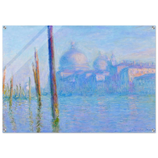 The Grand Canal, Venice - claude monet Acrylic Print - 70x100 cm / 28x40″ inches | claude monet Wall Art | claude monet Prints