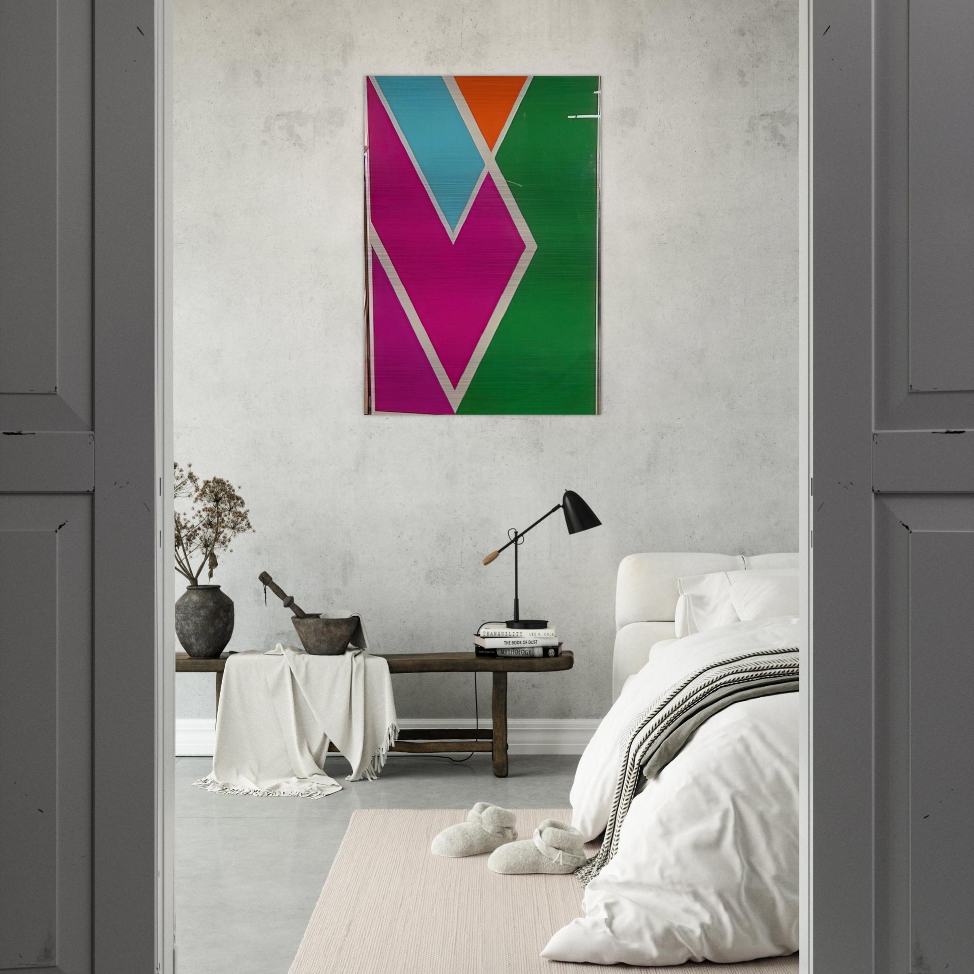 Westbury - 1970 - Larry Zox Brushed Aluminum Print - 70x100 cm / 28x40 inches | Larry Zox Aluminum Print | Larry Zox Prints
