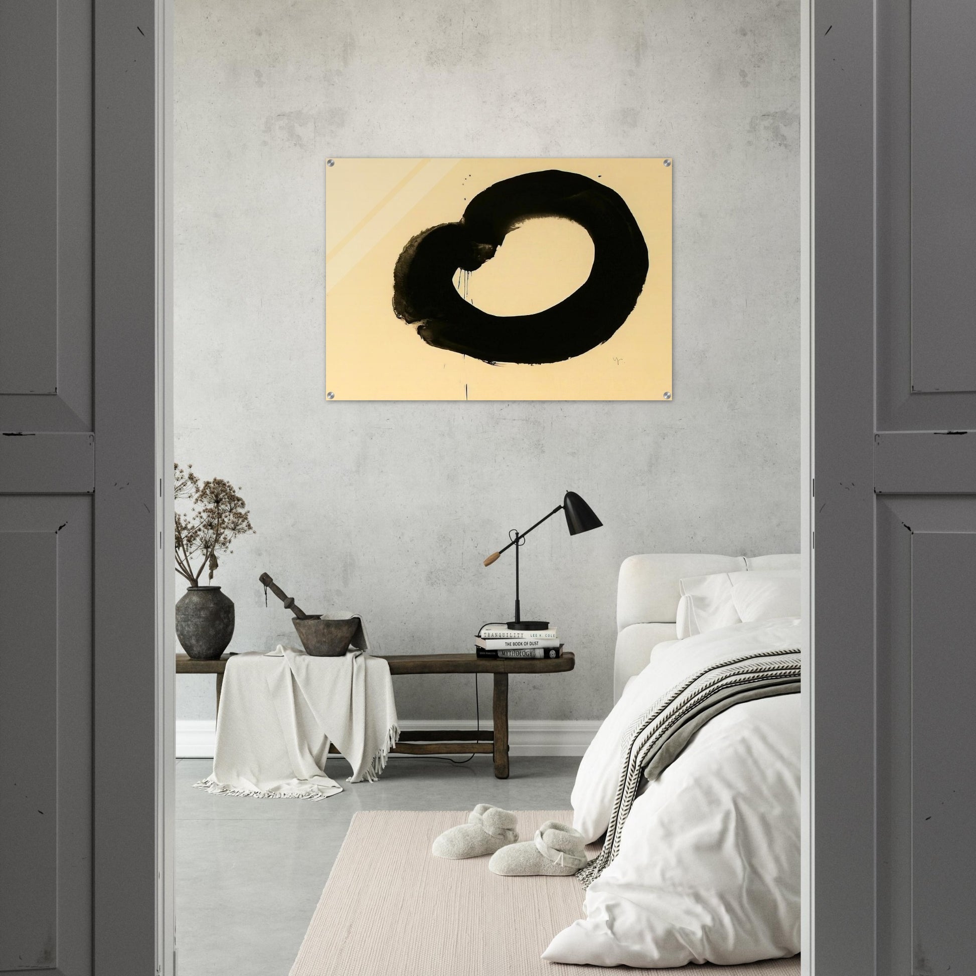 Untitled - Art Informel, Zen - Jiro Yoshihara Acrylic Print - 70x100 cm / 28x40″ inches