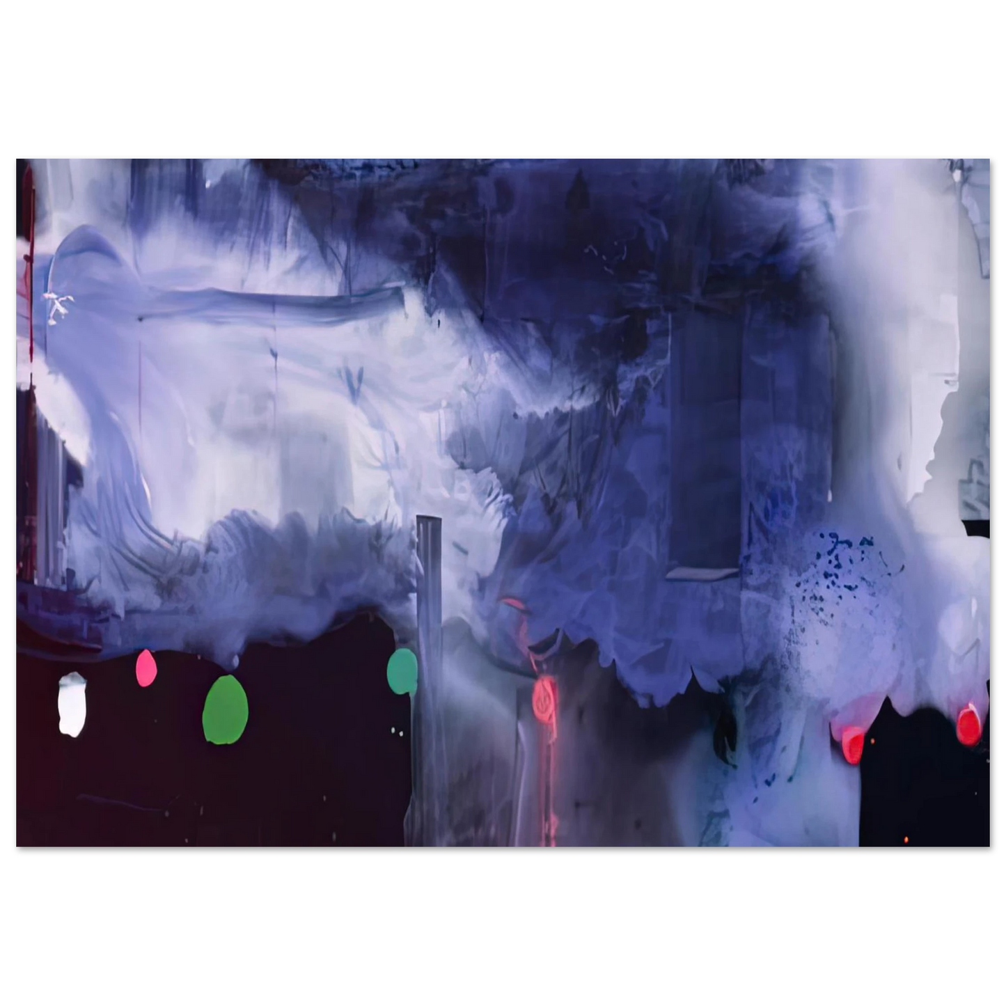 Helen Frankenthaler - Star Gazing, 1989- Wall Art - 30x40 cm / 12x16 inches - Premium Wooden Framed Poster With Fine Art Paper-canvas - Wood frame
