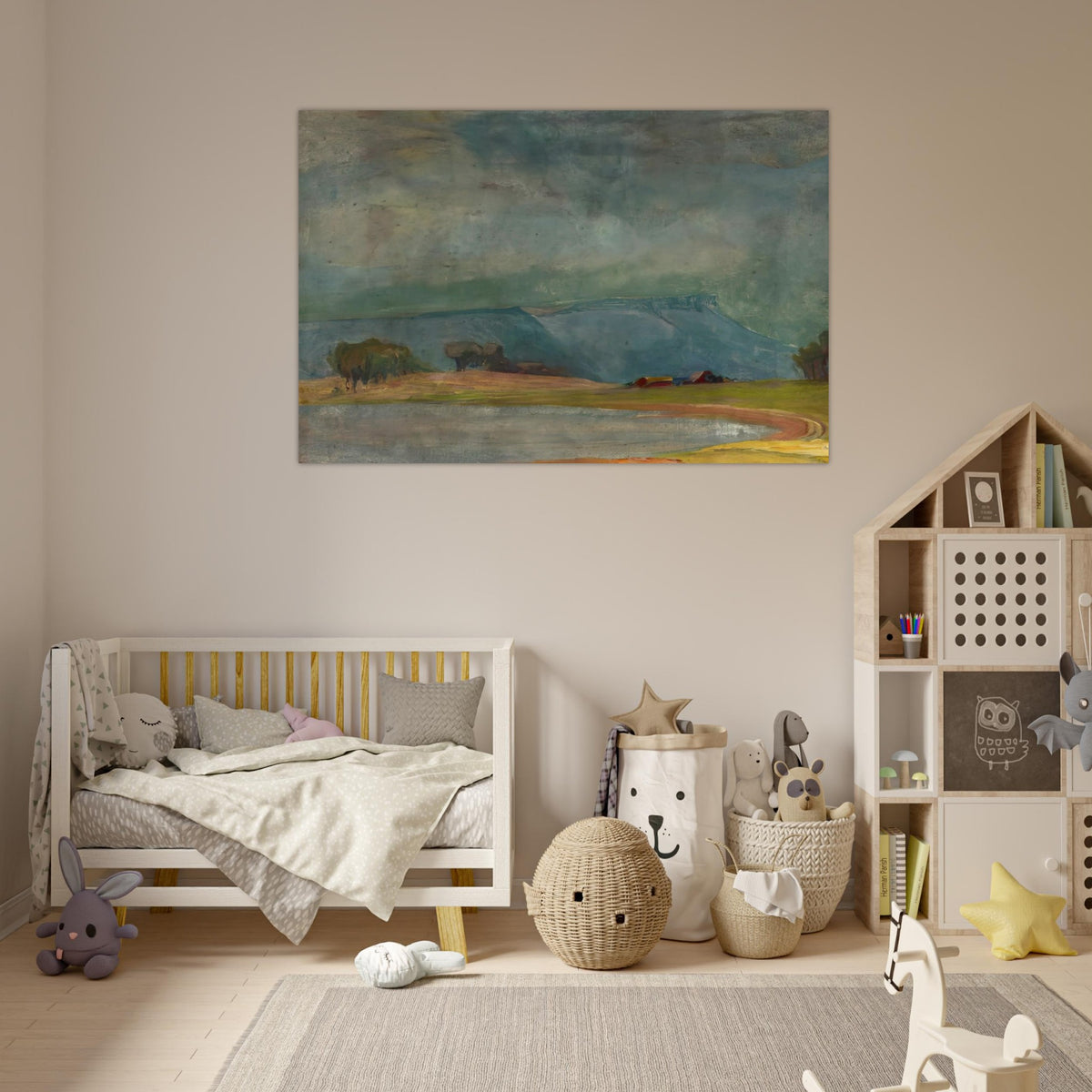Dodge Ranch - Tonalism - Xavier Martinez Art Prints - 100x150 cm / 40x60″ inches | Xavier Martinez Poster | Xavier Martinez Prints
