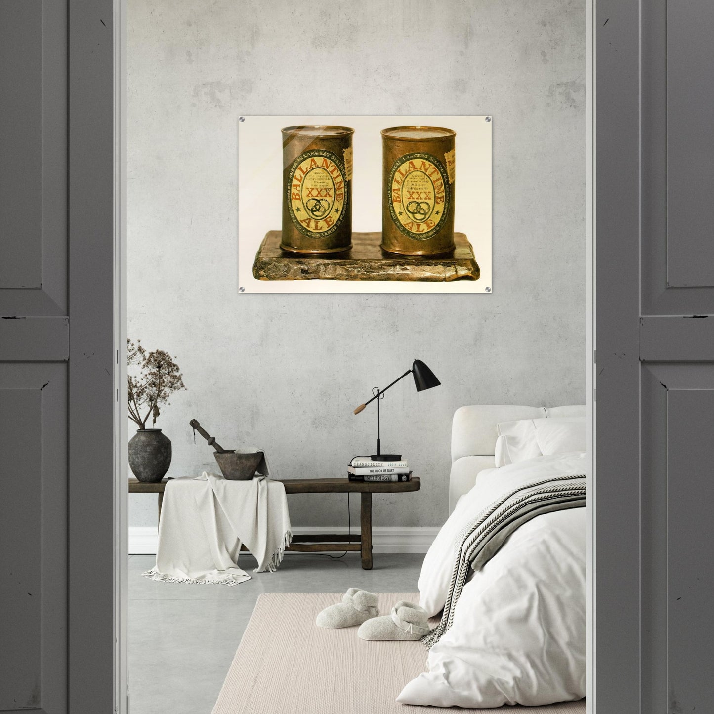 ALE CANS 1964 - Jasper Johns Acrylic Print - 70x100 cm / 28x40″ inches