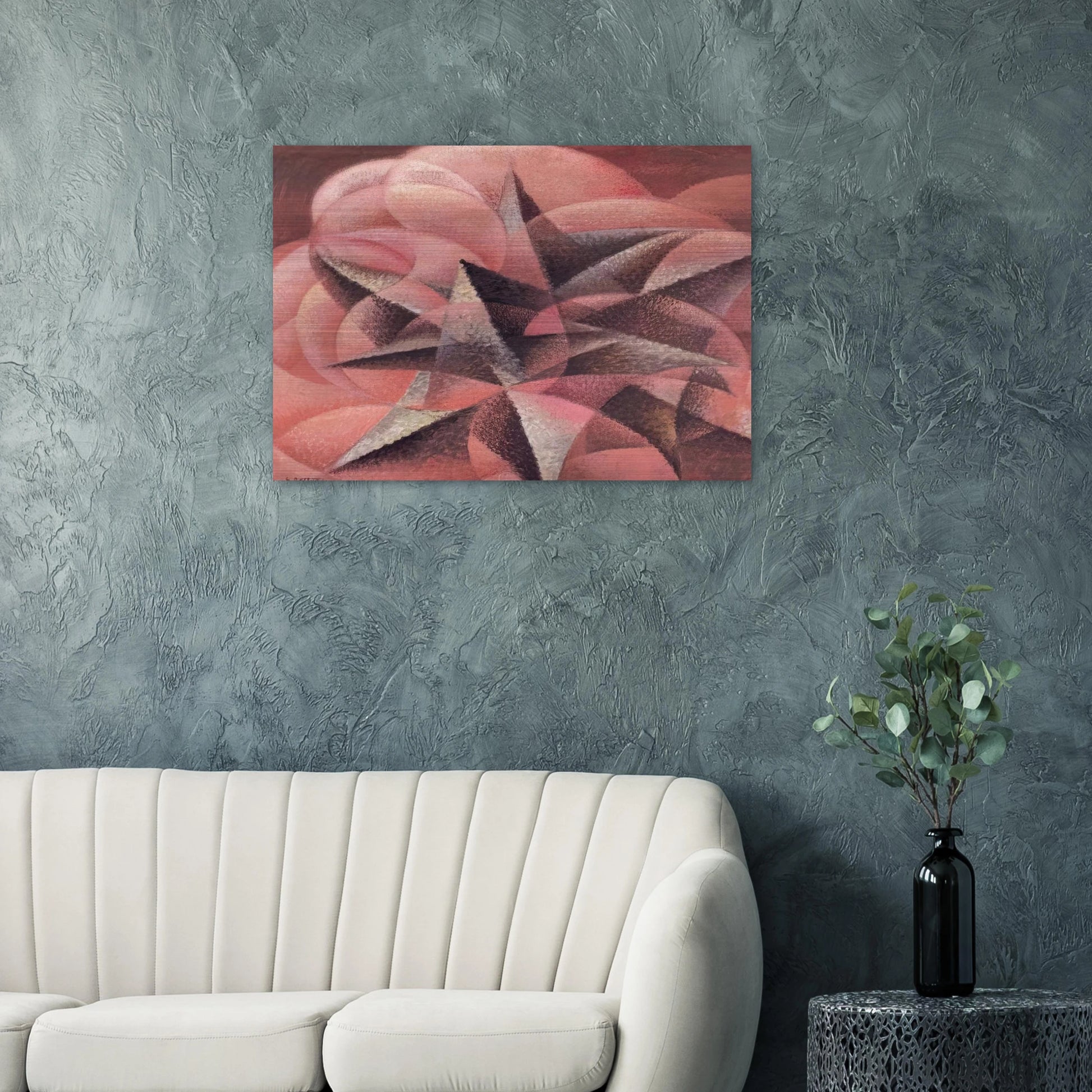 Armonie di forme contrarie - 1935 - Gerardo Dottori Brushed Aluminum Print - 70x100 cm / 28x40 inches | Gerardo Dottori Aluminum Print | Gerardo Dottori Prints