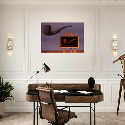 THE TWO MYSTERIES 1966 - Rene Magritte Brushed Aluminum Print - 70x100 cm / 28x40 inches | Rene Magritte Aluminum Print | Rene Magritte Prints