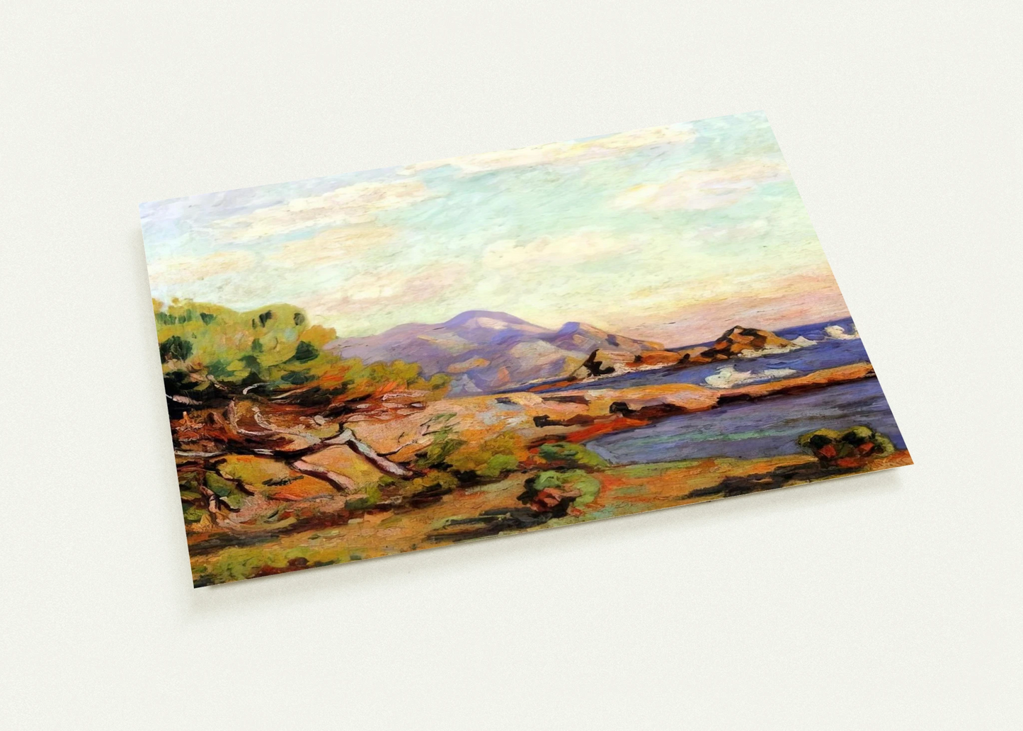 La Pointe du Lou Gaou - 1911 By Armand Guillaumin Pack of 10 Post Cards | Armand Guillaumin Post Cards | A6 (10.5 x 14.8 cm) - 4.1 x 5.8 inches