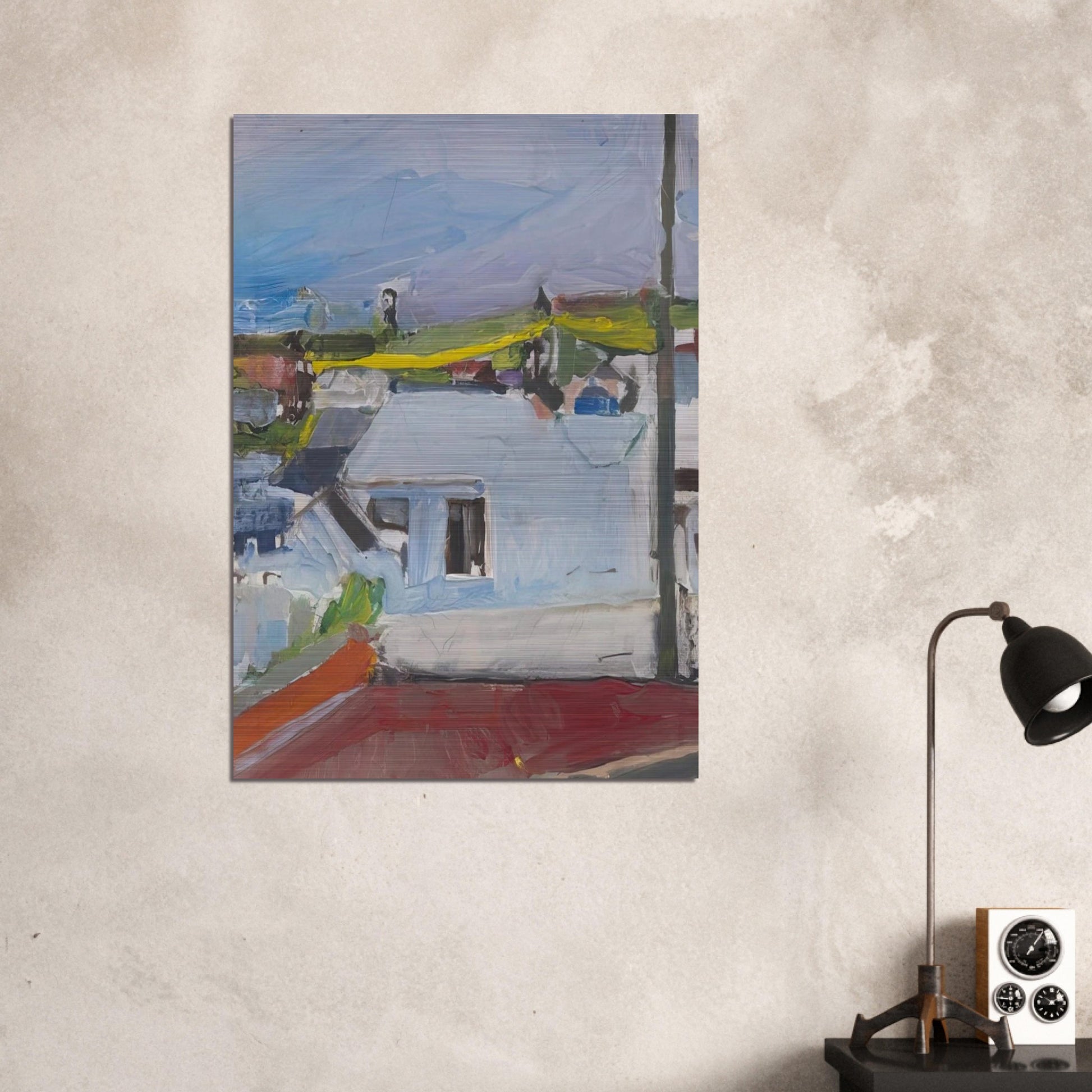 Chabot Valley - Richard Diebenkorn Brushed Aluminum Print - 70x100 cm / 28x40 inches | Richard Diebenkorn Aluminum Print | Richard Diebenkorn Prints
