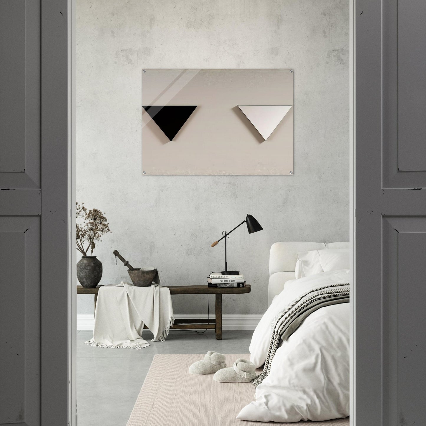 Mirror Object - 1973 - Blinky Palermo Acrylic Print - 70x100 cm / 28x40″ inches
