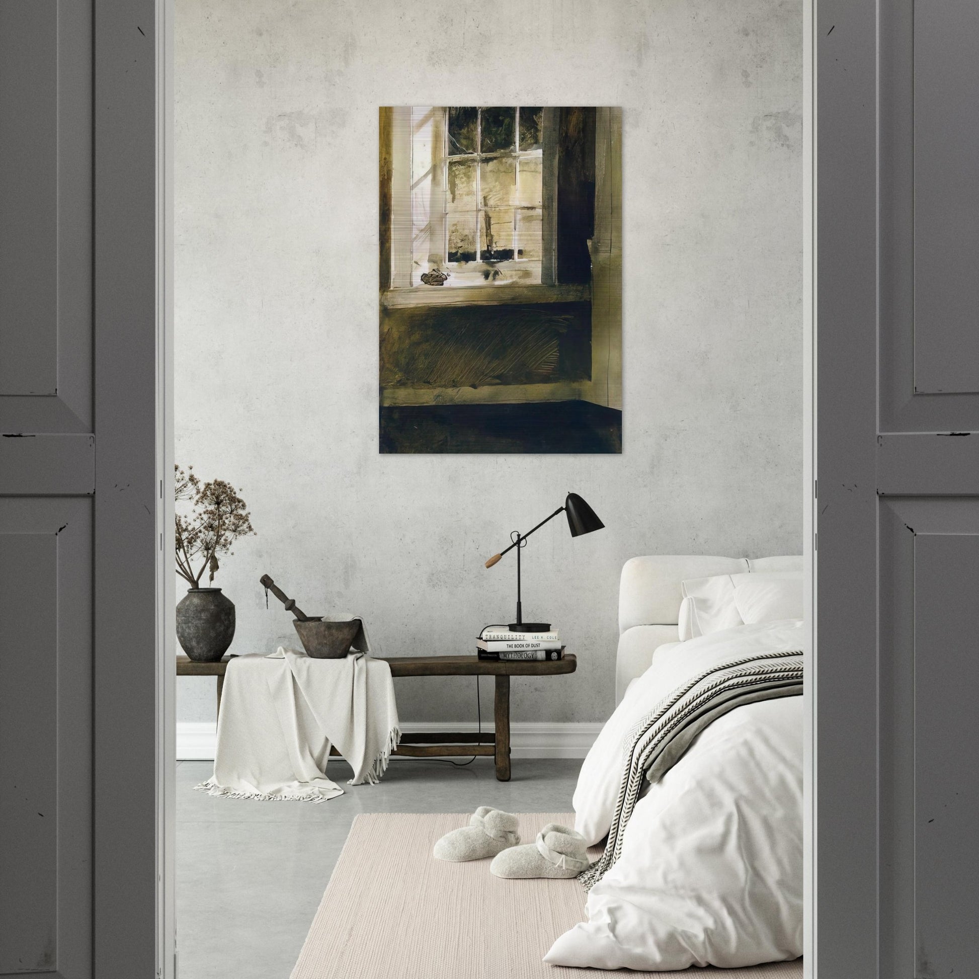 GROUNDHOG DAY 4 - Andrew Wyeth Brushed Aluminum Print - 70x100 cm / 28x40 inches | Andrew Wyeth Aluminum Print | Andrew Wyeth Prints