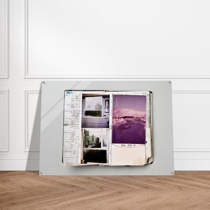 1994 Notebook  Diary detail - 1994 - Dieter Roth Acrylic Print - 70x100 cm / 28x40″ inches