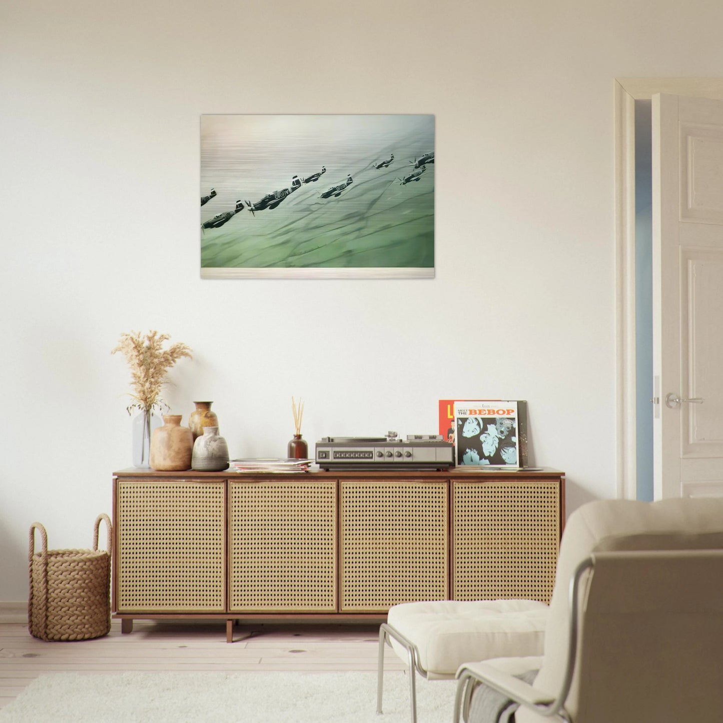 MUSTANG STAFFEL 1964 - Gerhard Richter Brushed Aluminum Print - 70x100 cm / 28x40 inches | Gerhard Richter Aluminum Print | Gerhard Richter Prints