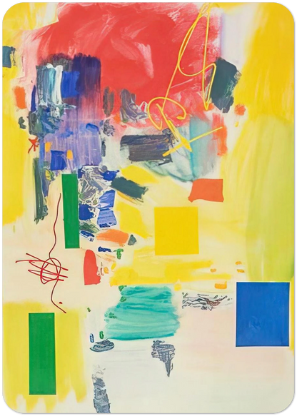 Golden Splendor By Hans Hofmann Pack of 10 Post Cards | Hans Hofmann Post Cards | A6 (10.5 x 14.8 cm) - 4.1 x 5.8 inches