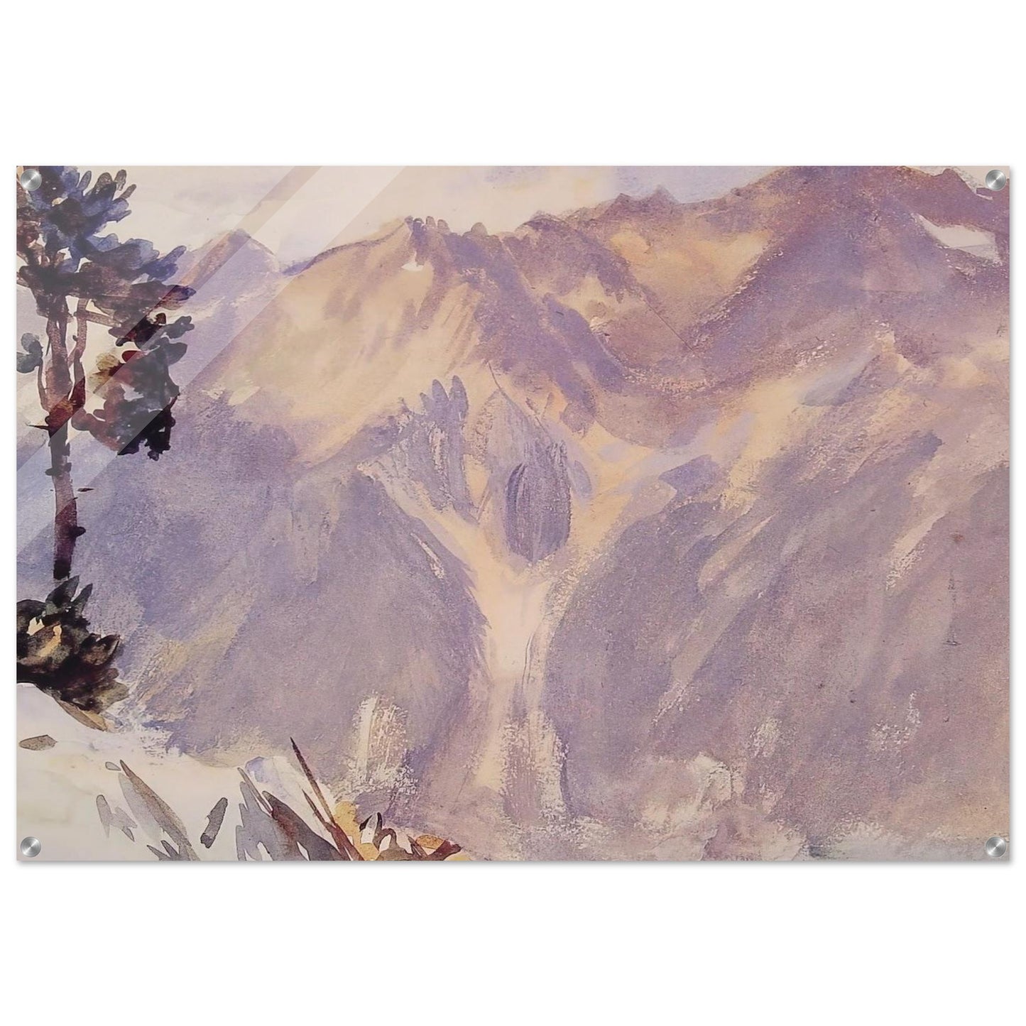 The Tyrol - John Singer Sargent Acrylic Print - 70x100 cm / 28x40″ inches | John Singer Sargent Wall Art | John Singer Sargent Prints