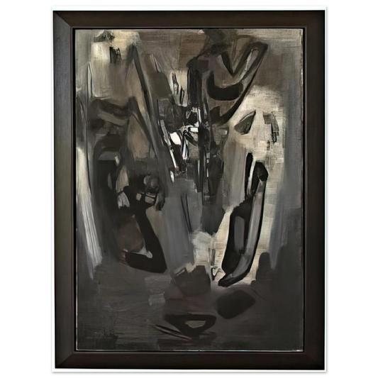 Chu teh Chun - COMPOSITION 1959  75x100 cm / 30x40inches Fine Art Poster