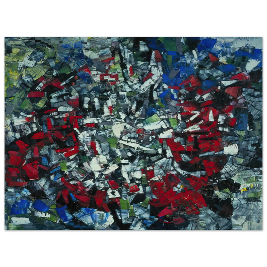 Jean-Paul Riopelle - The Wheel II  75x100 cm / 30x40inches Fine Art Poster