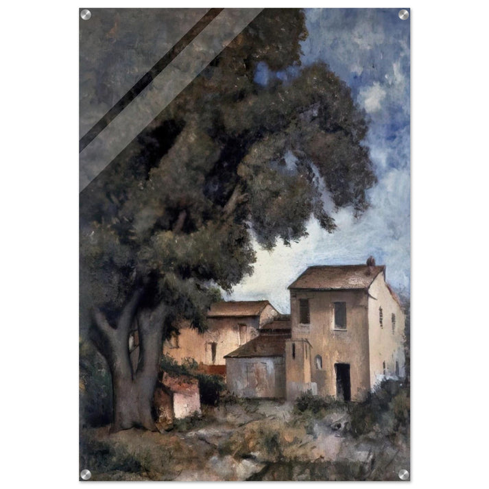 MERIGGIO 1927 - Carlo Carra Acrylic Print - 70x100 cm / 28x40″ inches