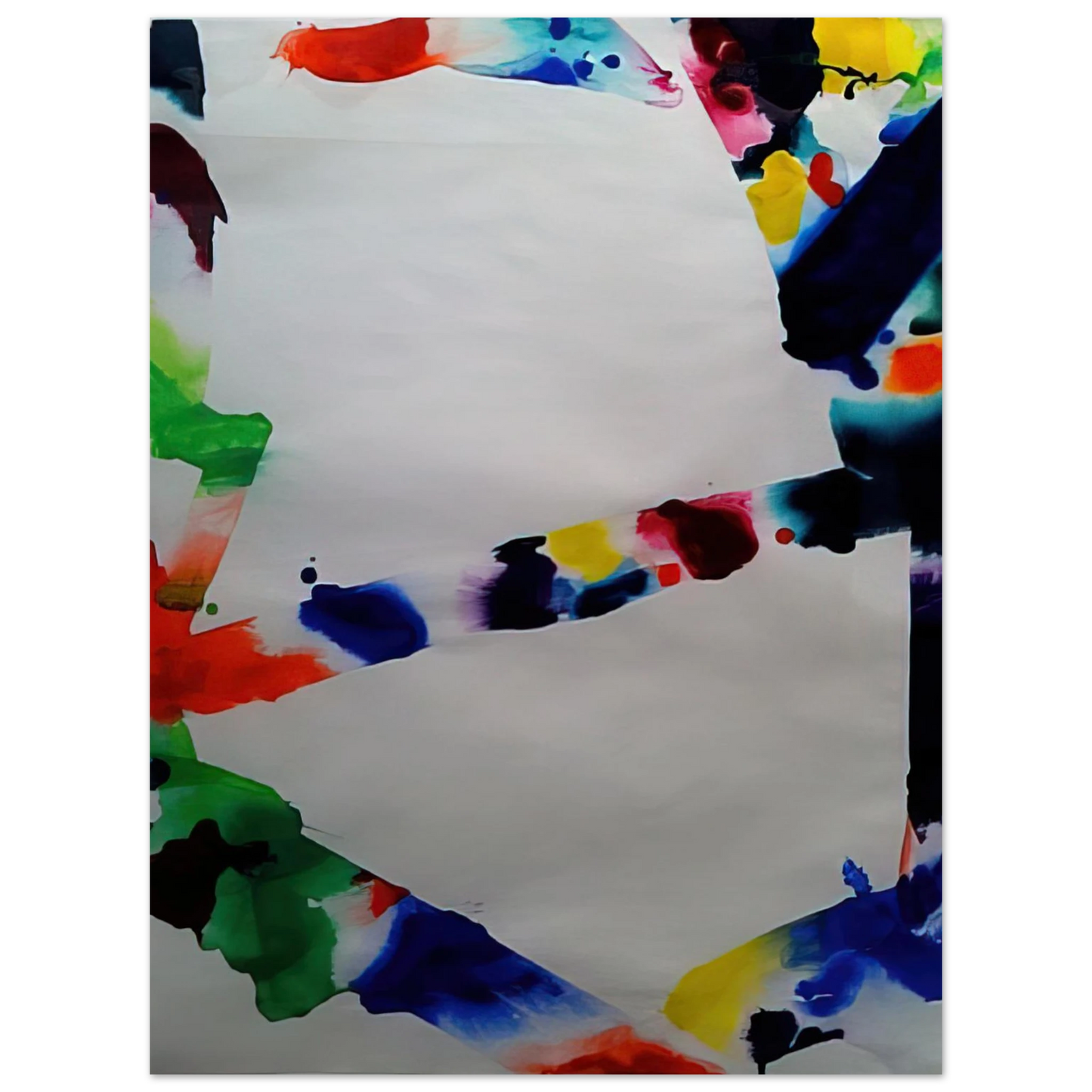 Sam Francis - Untitled  Tokyo   75x100 cm / 30x40inches Fine Art Poster