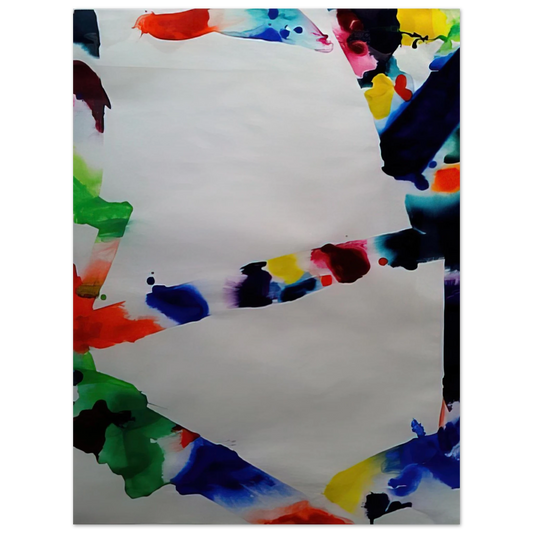 Sam Francis - Untitled  Tokyo   75x100 cm / 30x40inches Fine Art Poster