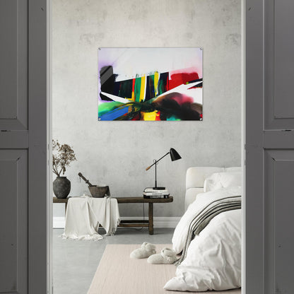 Phenomena Cave of the Prism Winds Year - Paul Jenkins Acrylic Print - 70x100 cm / 28x40″ inches