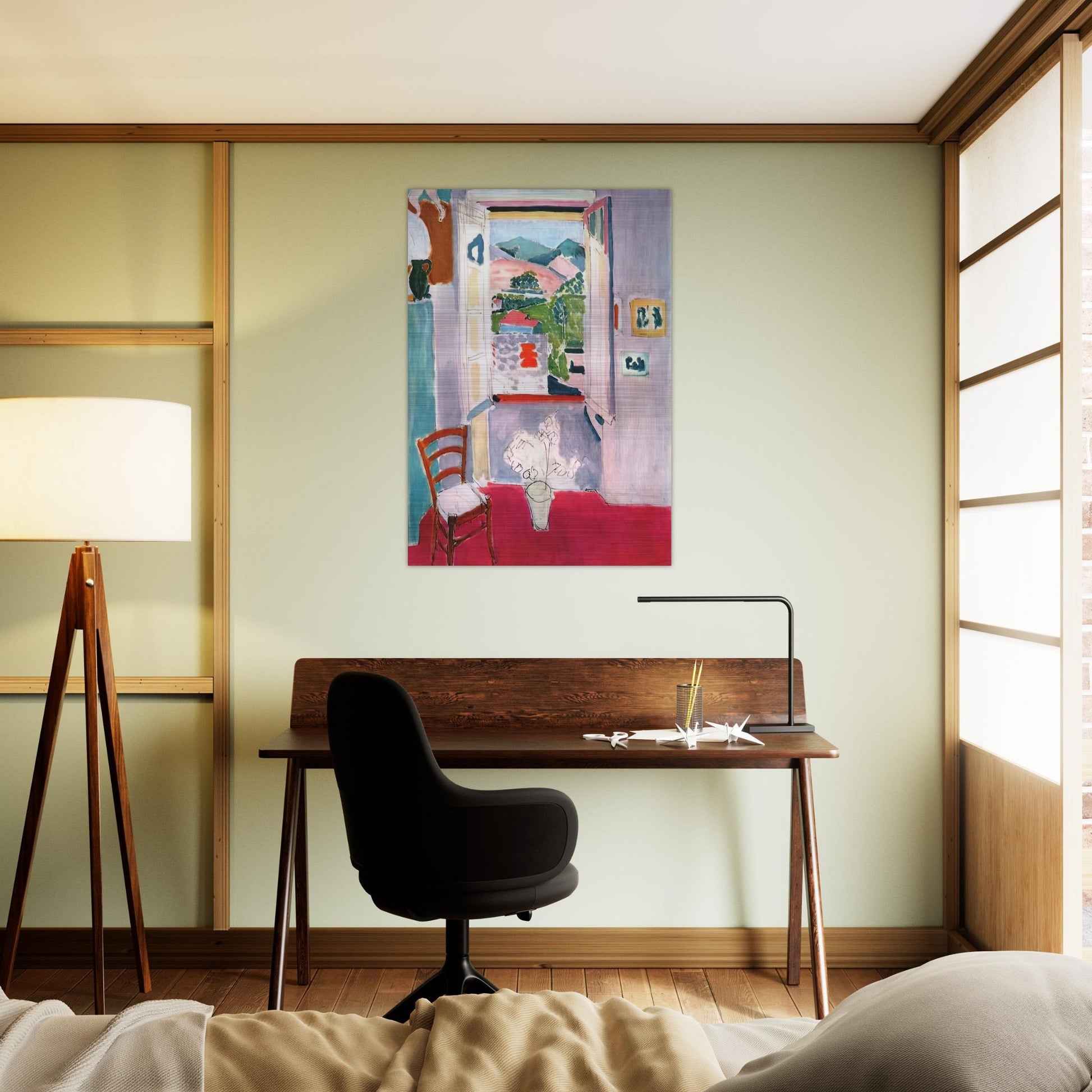 OPEN WINDOW AT COLLIOURE 1910 - Henri Matisse Brushed Aluminum Print - 70x100 cm / 28x40 inches | Henri Matisse Aluminum Print | Henri Matisse Prints