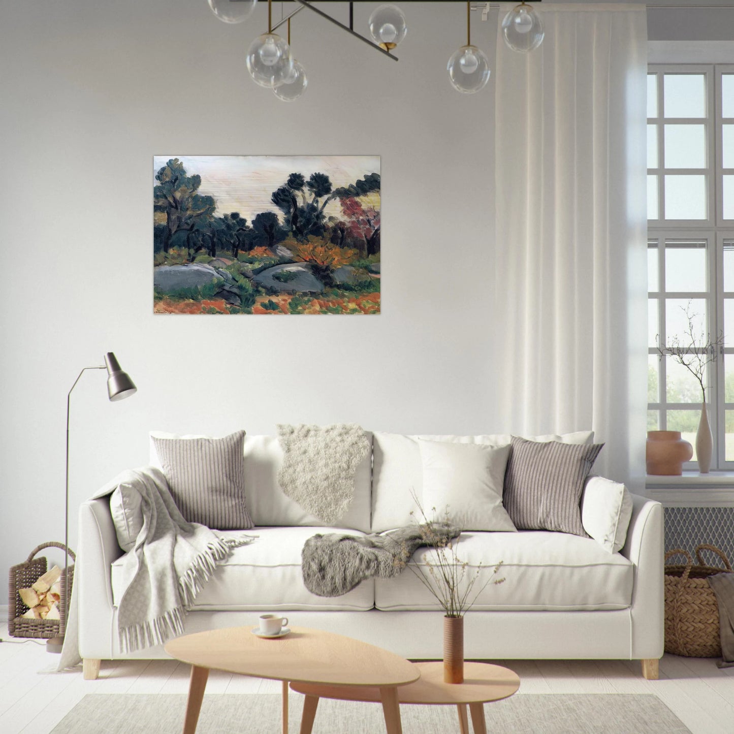 LANDSCAPE 3 - Henri Matisse Brushed Aluminum Print - 70x100 cm / 28x40 inches | Henri Matisse Aluminum Print | Henri Matisse Prints