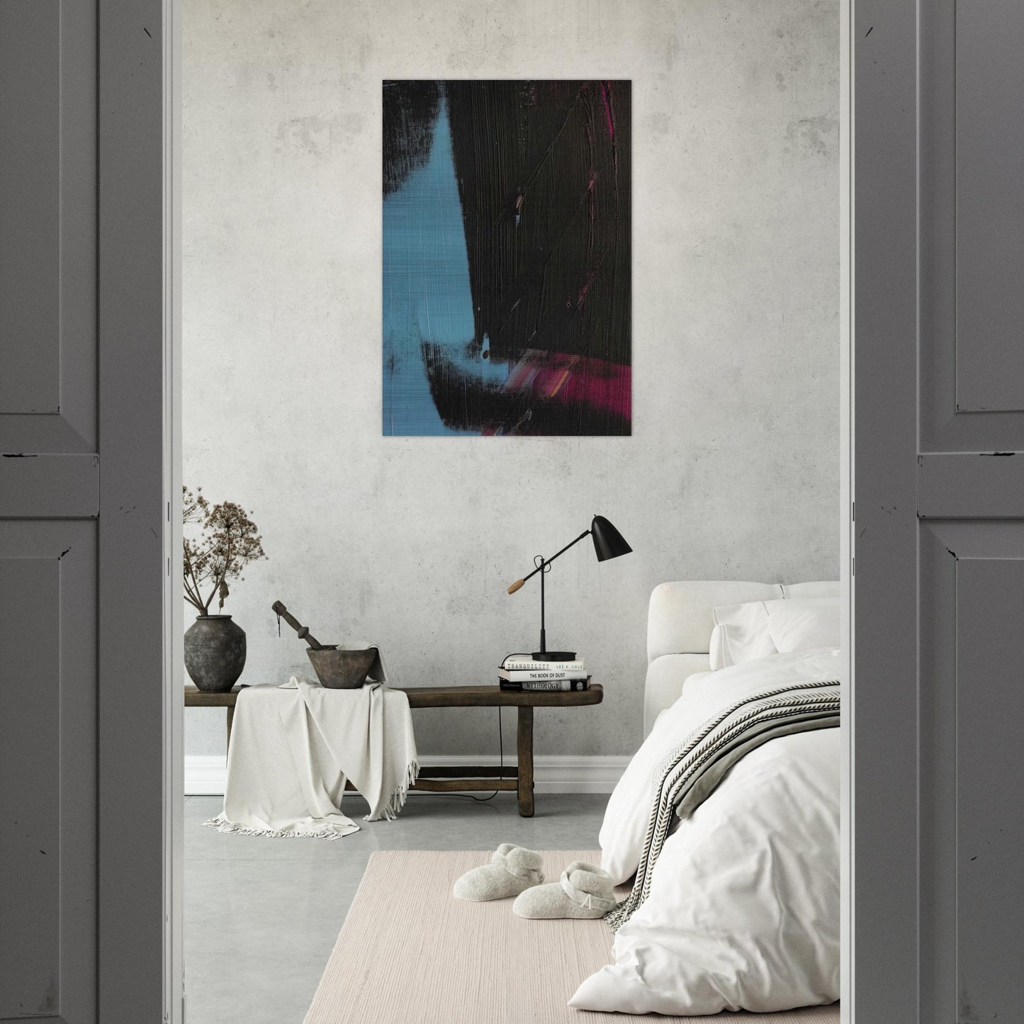 Shadow - Andy Warhol Brushed Aluminum Print - 70x100 cm / 28x40 inches | Andy Warhol Aluminum Print | Andy Warhol Prints