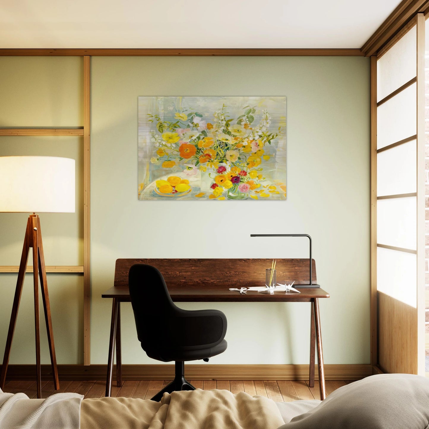 Flower Composition - Post-Impressionism - Le Pho Brushed Aluminum Print - 70x100 cm / 28x40 inches | Le Pho Aluminum Print | Le Pho Prints