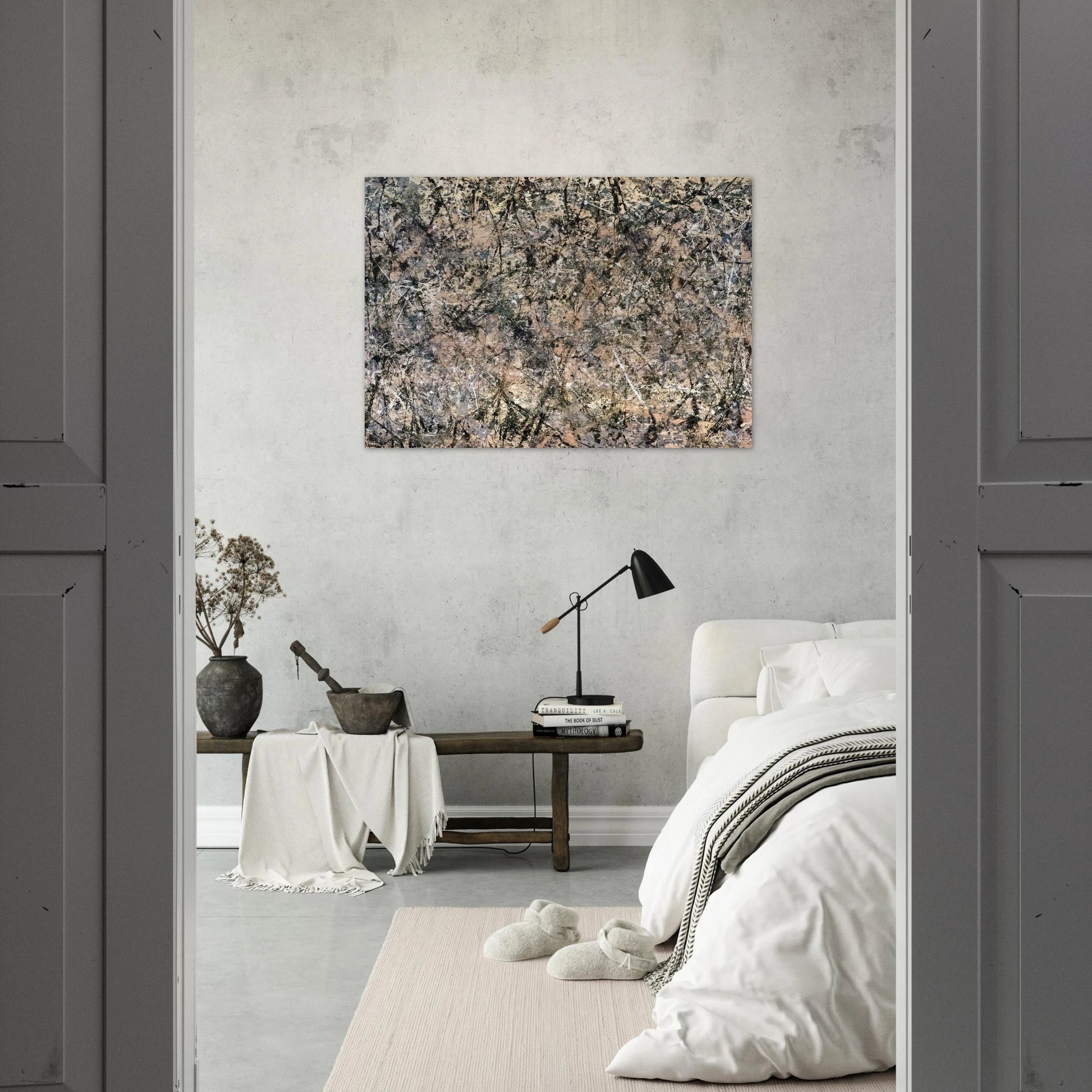 NUMBER 1 LAVENDER MIST 1950 1 - Jackson Pollock Brushed Aluminum Print - 70x100 cm / 28x40 inches | Jackson Pollock Aluminum Print | Jackson Pollock Prints