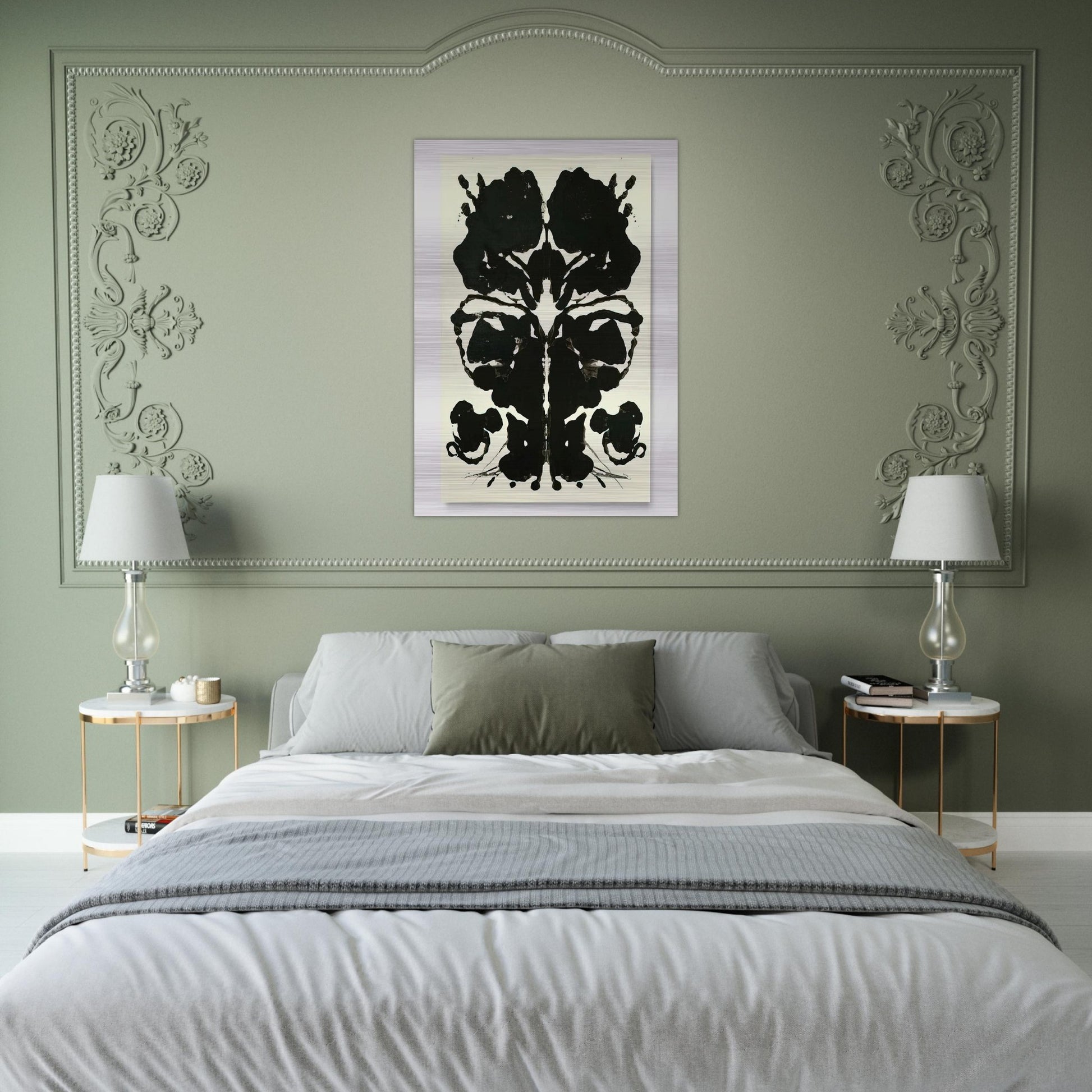 Rorschach - Andy Warhol Brushed Aluminum Print - 70x100 cm / 28x40 inches | Andy Warhol Aluminum Print | Andy Warhol Prints
