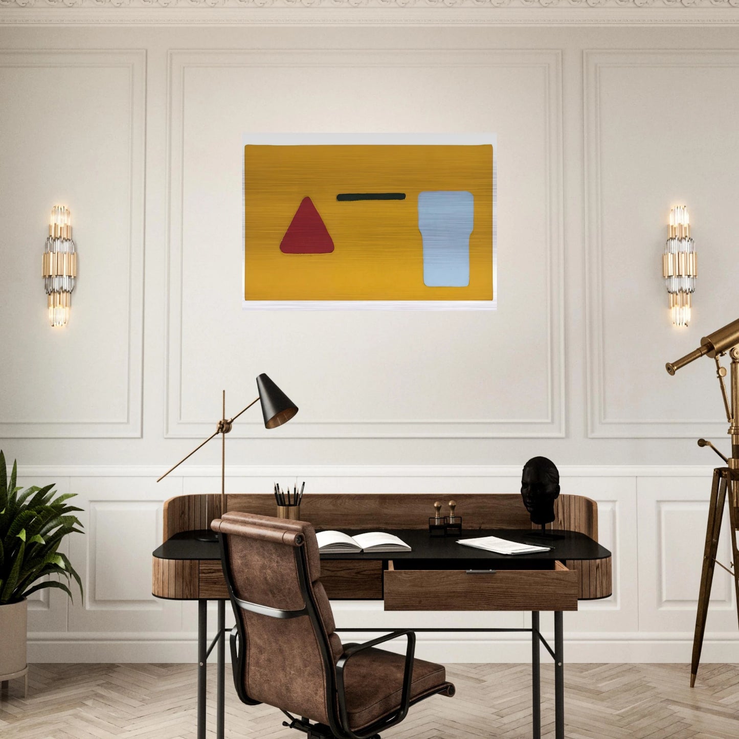 Foley - 1967 - Ron Gorchov Brushed Aluminum Print - 70x100 cm / 28x40 inches | Ron Gorchov Aluminum Print | Ron Gorchov Prints