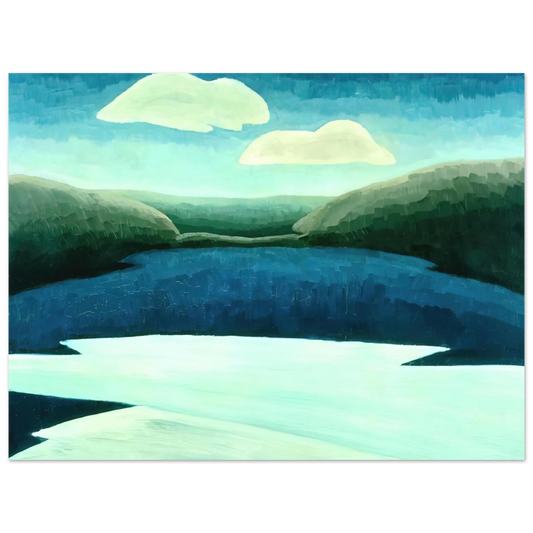 Arthur Dove - Ice and Clouds - 1931  75x100 cm / 30x40inches Fine Art Poster