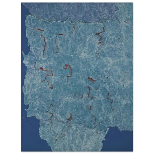Theodoros Stamos - Infinity Field, Jerusalem Series - 1984  75x100 cm / 30x40inches Fine Art Poster