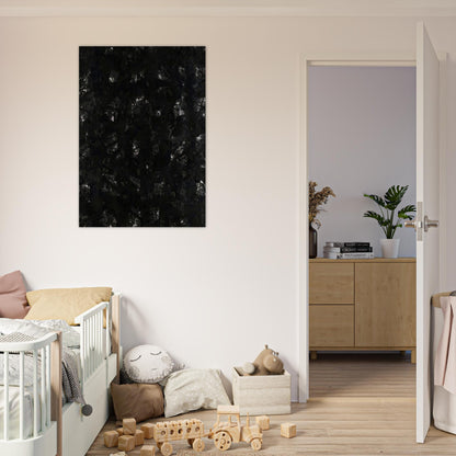 Indigo Wood - Sam Francis Brushed Aluminum Print - 70x100 cm / 28x40 inches | Sam Francis Aluminum Print | Sam Francis Prints