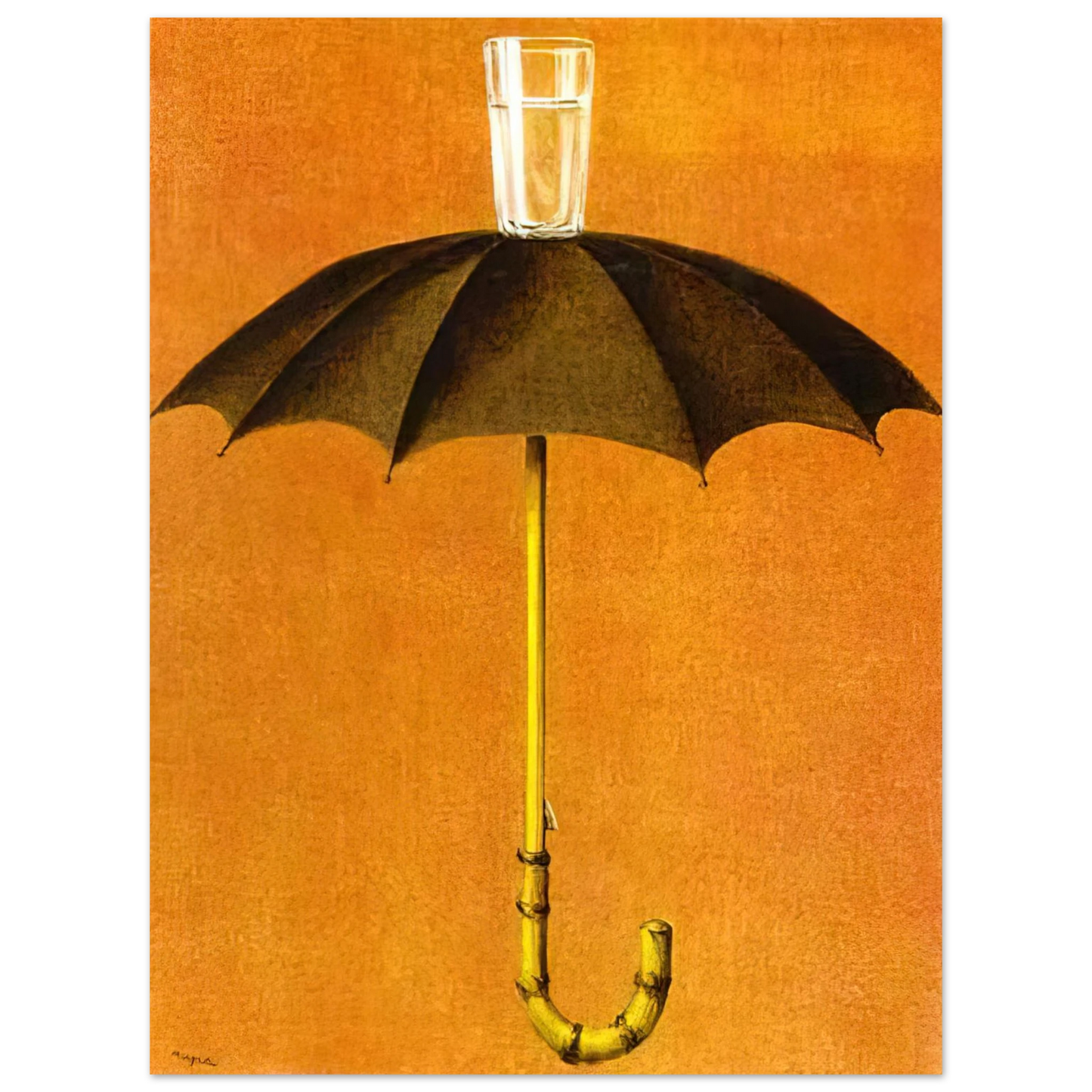 Rene Magritte - HEGEL S HOLIDAY 1958  75x100 cm / 30x40inches Fine Art Poster