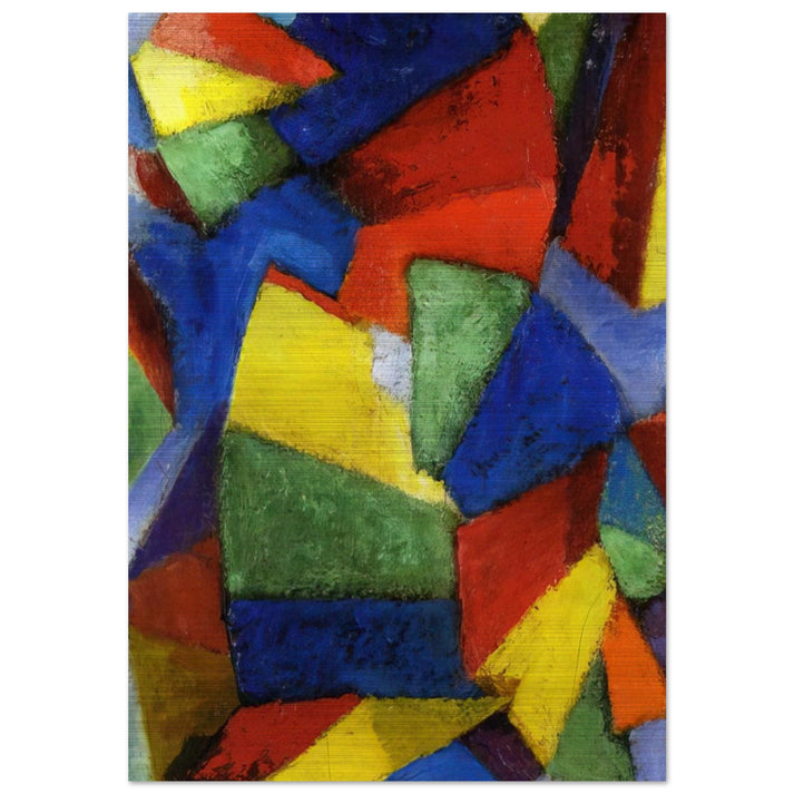 Synchromy in Blue-Violet - 1912 - Morgan Russell Brushed Aluminum Print - 70x100 cm / 28x40 inches | Morgan Russell Aluminum Print | Morgan Russell Prints